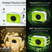 DPM Wireless Bluetooth Karaoke Speaker with Handheld Mic Deep Bass Sound System for Home Party and Music Enjoyment