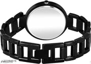 Attractive New Solid Dial Attractive Metal Chain Belt Analog Watch for Women