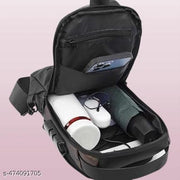 Waterproof Polyester Slim Unisex Crossbody Sling Bag Chest Backpack Men's Shoulder Bag, Leisure Travel Handbag, Hard Shell Anti-Theft Chest Bag(Multicolor)