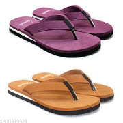 Women Ortho slippers | Soft comfortable and stylish flip flop slippers for Women in exciting colors |Lightweight | Anti Skid | Daily Use Chappal Women Slipper Flipflop/Daily Flipflops/Slipper For Girl( Combo Pack Of 2)