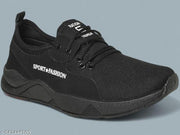 FK - Black Sports Shoes – Comfort & Style Combined.