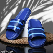 Men Flip Flop Slides Slippers (Blue)