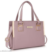 GRAADA Latest Trendy Branded Peach Handbag Synthetic Leather Women's Satchel Bag | Ladies Purse Handbag | Women bags