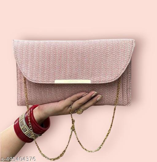 Partywear Sparkle Sling Bag/Clutch For Women & Girls