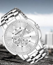 Date Function Stainless Steel Analog Watch for Men