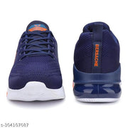 Bersache Lightweight Sports Outdoor,walking, Gym, Training,Running and Hiking Shoes For Men (Navy Blue)-PRI-9048