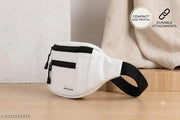 Premium leather  Waist bag & Sling bag  For Men or Women \white or pink
