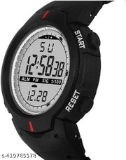 Sports Multifunctional Alarm Digital Watch - For Men & Women New Black Digital Unisex Watch For Kids - Boys And Girls Stylish Back Light Digital Watch - For Men Digital Watch - For Boys & Girls digital watch Green light Display Chronograph, Alarm watches