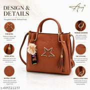 AROY Pu Leather Handbag For Women's