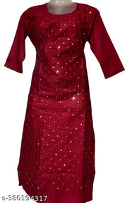 NIDA, women rayon cotton Kurtis
