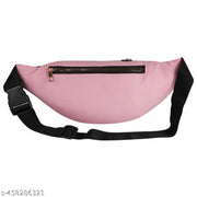 Nice Purse Classic Chest Crossbody Fanny Pack | Waist Pouch | Bum Bags (W.B-008-Pink) Waist bag  (Pink)