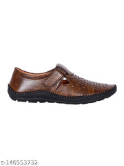 MRJ1684 Men's Brown Synthetic Leater Outdoor Casual Sandal