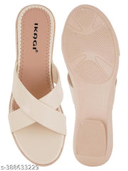 IKAGI Women's Fashion Sandals | Comfortable for All Formal and Casual Occassions | Casual and Stylish Wedge For Women & Girls