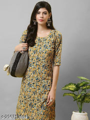 Polyster/Crepe fabric-Kurti For Women, Kurta For Women, Kurta, Women's Kurta, Casual Kurta For Women