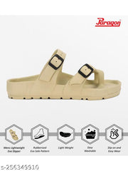 Paragon Comfort Fit Trendy Beige Casual Slides for Men