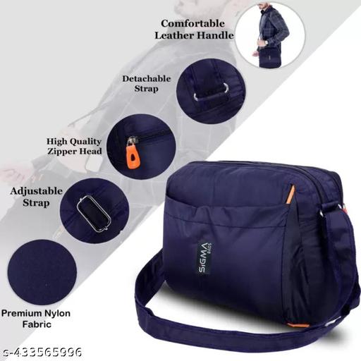Grey Men Sling Bag
