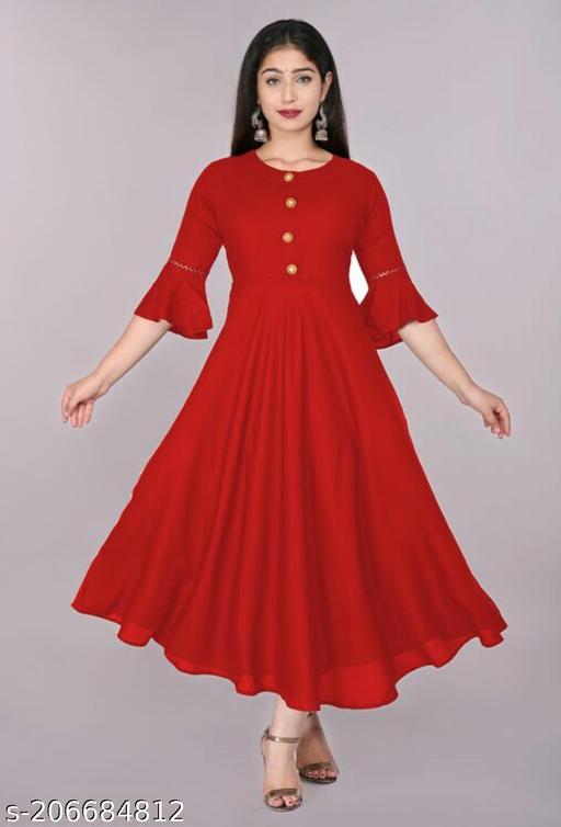 Fancy rayon women kurti