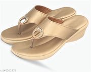 RATHOR's Trending Wedge Sandals Ladies Sandal : Woman Heel Sandle : Fancy, Attractive Solid Wedge Heel Sandals Women : Heels & Sandals : Stylish Casual Sandals