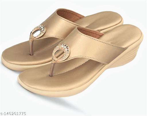 RATHOR's Trending Wedge Sandals Ladies Sandal : Woman Heel Sandle : Fancy, Attractive Solid Wedge Heel Sandals Women : Heels & Sandals : Stylish Casual Sandals