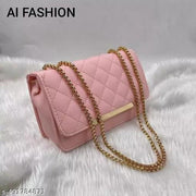 Sling bag | Women's Pu Formal Casual Stylish Shoulder Crossbody Sling Handbag With Double-handle Non-Detachable strap For Women & Girl