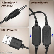 Computer Speakers – 6W Stereo Sound with Multicolor LED Lights | USB Powered PC Speakers with AUX & Volume Control for Laptop, Desktop, and Monitor (M11 CS)