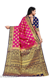 BANARASI SILK SAREE WITH BLOUSE PIECE
