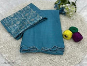 NEW CHINON FIROZI BLUE SAREEE