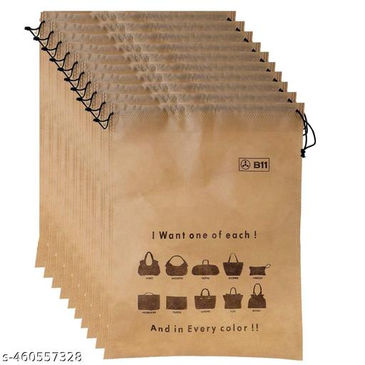 Pristu purse cover , Women Handbag Storage Cover ,Large purse cover to protect from dust and water (Pack Of 10)