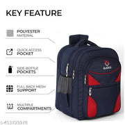 60l gladius large size School Bag for class 6th -10th Suitable for boys and girls