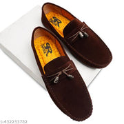 SR UNIQUE Men's Velvet High Quality Latest Formal Slip On Party Wear Moccasin Loafer Shoes