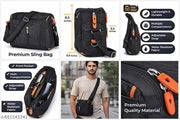 Unisex Sling Bag | Cross Body Multipurpose Hand Bag | Sling Bag For Men & Women | Slim Bag for Office, Cash, Business Collection, Travelling | Sling Bag (Pack of 1)