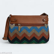 JUGNU-pink Sling bag for women Hancraft   Prited Bag