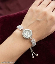 Rakhi gift for sister || stylish silver Bracelet watch or girls||  Daily  Wear Watch for Girls & Women's