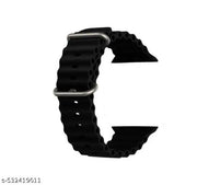 Super Fine Quality Silicon Holes Loop Ultra Watch Strap 1 Pcs Set