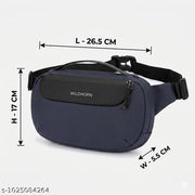 Crossbody Sling Bag for Men | Compact Waist & Chest Bag | Water-Resistant Travel Fanny Pack with Adjustable Strap for Daily Use, Hiking & Outdoor Activities.