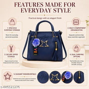 AROY Pu Leather Handbag For Women's