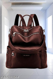 Bohobuzz Backpack Purse for Women Convertible Travel Vintage PU Leather Bag(Backpack,bag,backpack for women women bag fashion,stylish)