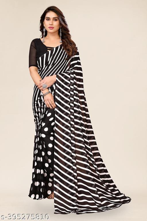 Women Printed Indian Traditional Ethnic Wear Georgette Sarees