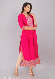Three-Quarter Sleeves WOMEN new stylish NAYARA Cut kurti