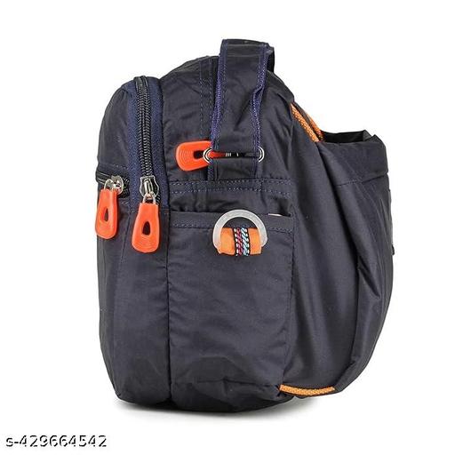 Men's Nylon Padded Croosbody Multipurpose Sling Bag For Travel Office & Casual Use