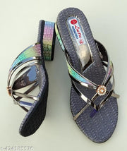 Name : stylish flat slipper Name: stylish flat slipper  Material: EVA Sone Material: Pvc Patterm solid Fastening  & Back Detail: Ankle Loop Net Quantity (N):1 Sizes: IND-4, IND-5, IND-6, IND-7, IND-8, IND-9 Country of Origin: