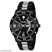 HMTR TWO SHADE CHAIN WITH DAY AND DATE WORKING ANALOG WATCH FOR MEN AND BOYS
