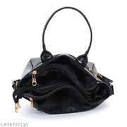 WOB (World Of Bag) -WOB worldofBags-Stylish Women Handbag | Ladies Shoulder Purse with 3 Compartments & Front Pocket | Designer Side Bag for Girls | Travel Purse | Size 22.86x10.16x17.7