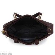 Latest Trendy Branded Dark Brown Handbag For Girls and Women's