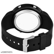 Men's Watch (Black Dial Black Strap)