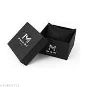 HTM Men have Golden Waterproof Day and Date Watch Black Dial Best For Gift