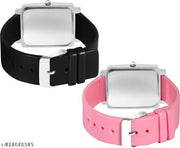 Women Analog Watches square Dial Watch combo