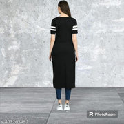01 PRINTED KURTI BLACK