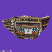MYRIAD waist hemp bag  Hemp Waist Sack: Keep Your Essentials Close Versatile Hemp Fanny Pack for All Your Essentials Size-(30 x 12 CM)