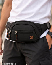 Waist Bag for Men & Women | Multi-Pocket Fanny Pack with Adjustable Strap | Travel, Sports & Everyday Crossbody Sling Bag